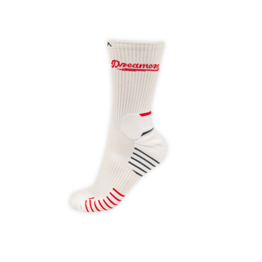 AZA x DBL Dreamers Home Crew Socks - White