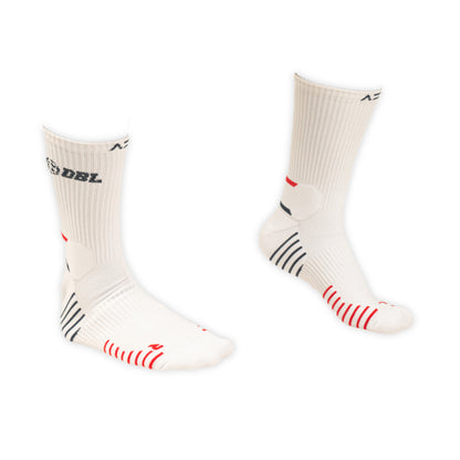 AZA x DBL Dreamers Home Crew Socks - White