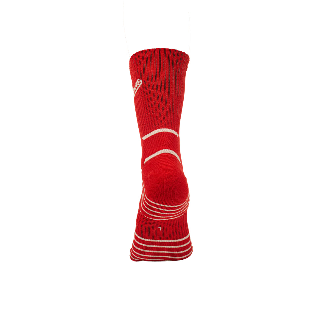 AZA x DBL Dreamers Alternate Crew Socks - Red