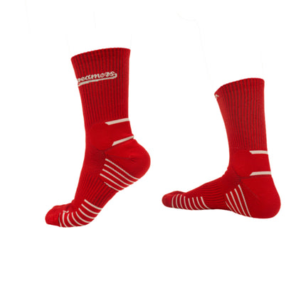 AZA x DBL Dreamers Alternate Crew Socks - Red