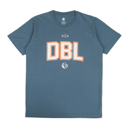 AZA x DBL Fundamental Varsity T-Shirt - Blue