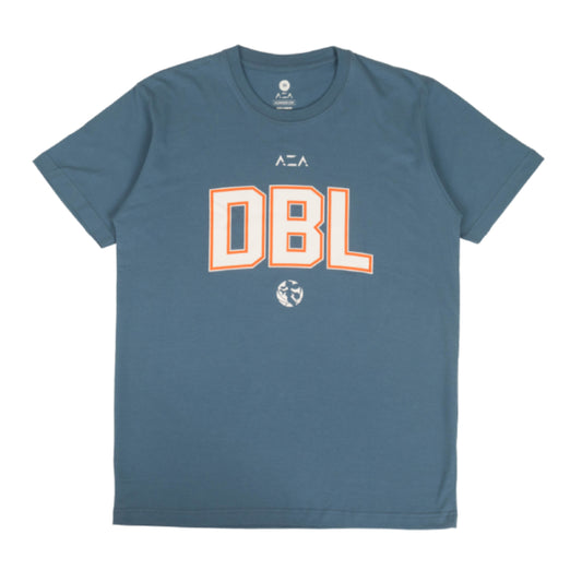 AZA x DBL Fundamental Varsity T-Shirt - Blue