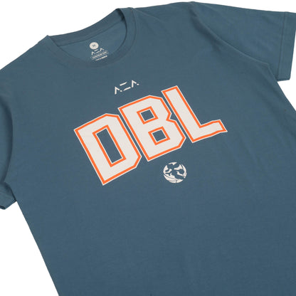 AZA x DBL Fundamental Varsity T-Shirt - Blue