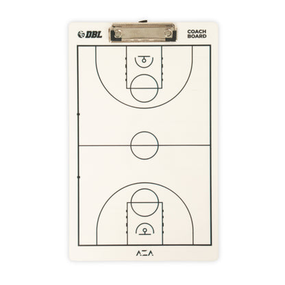 AZA x DBL Basketball Full and Half 2.0 Coach Board - White