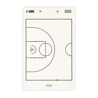 AZA x DBL Basketball Full and Half 2.0 Coach Board - White