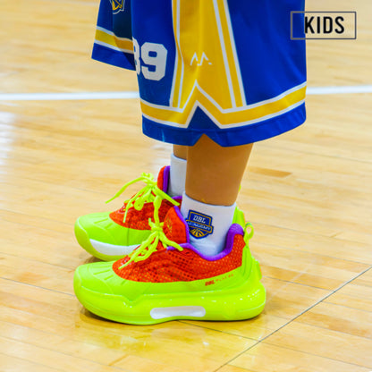 AZA DBL Play 2.0 Kids Basketball Shoes - Lime Light