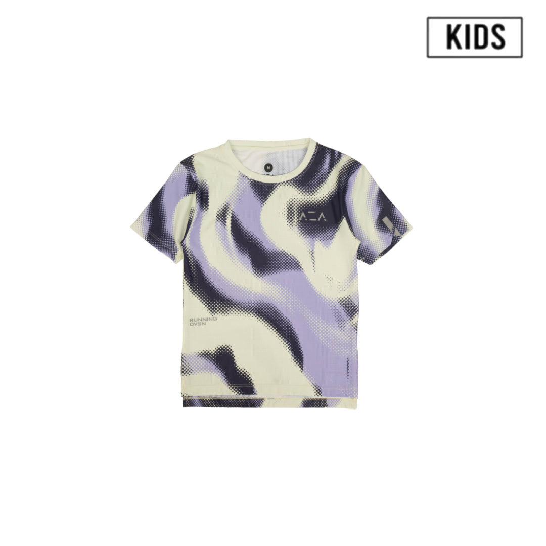 AZA x GFR Allover Print Motion Kids Jersey - Purple
