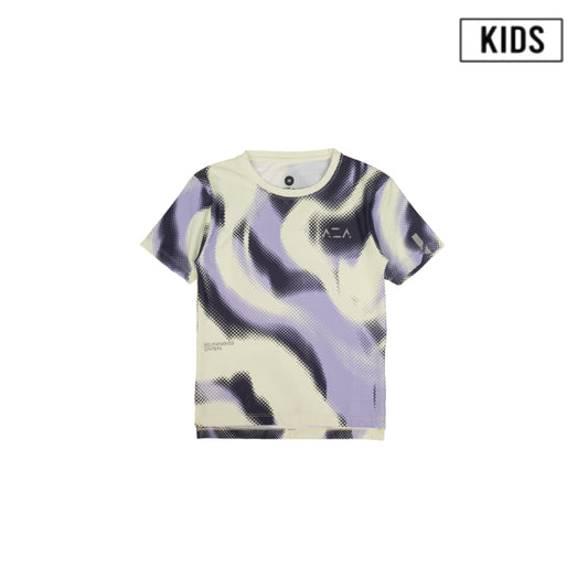 AZA x GFR Allover Print Motion Kids Jersey - Purple