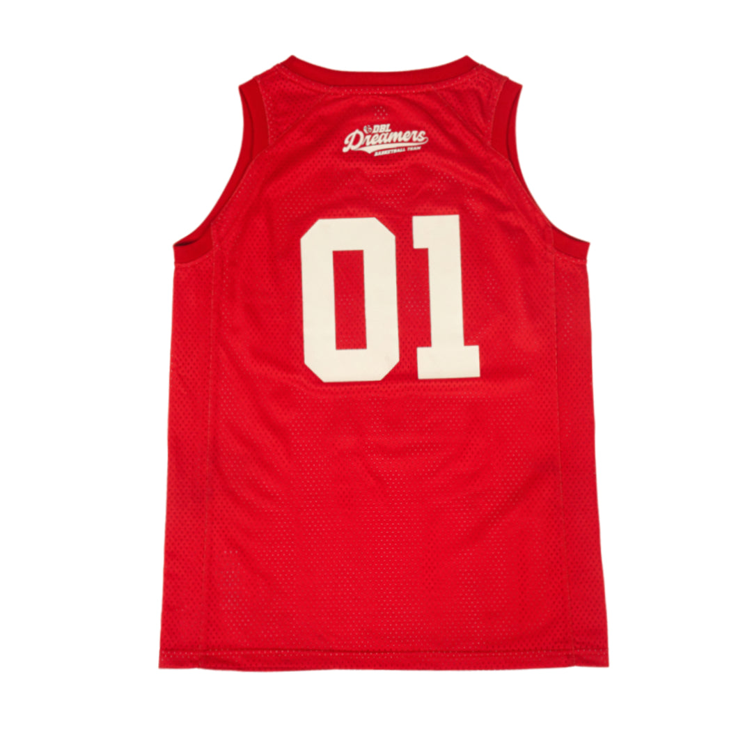 AZA x DBL Dreamers Alternate Basketball Jersey - Red