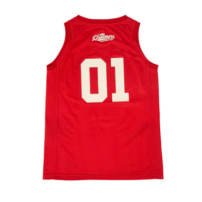 AZA x DBL Dreamers Alternate Basketball Jersey - Red