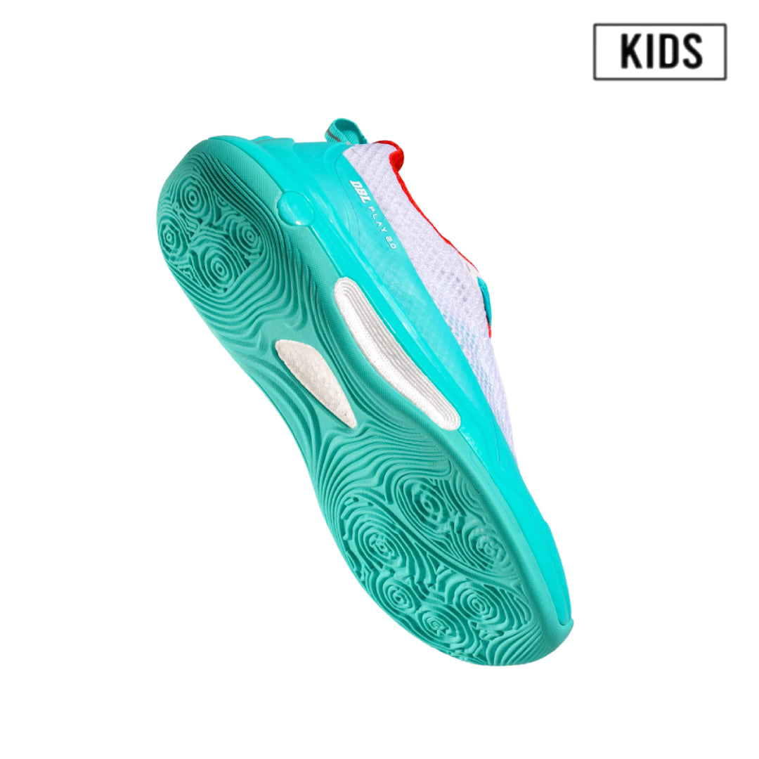 AZA DBL Play 2.0 Kids Basketball Shoes - True Blue