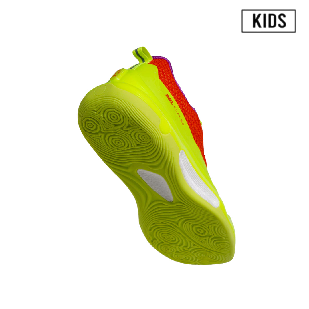 AZA DBL Play 2.0 Kids Basketball Shoes - Lime Light