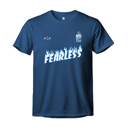 AZA x MAINSEPEDA Fearless Ijen KOM T-Shirt - Blue Denim