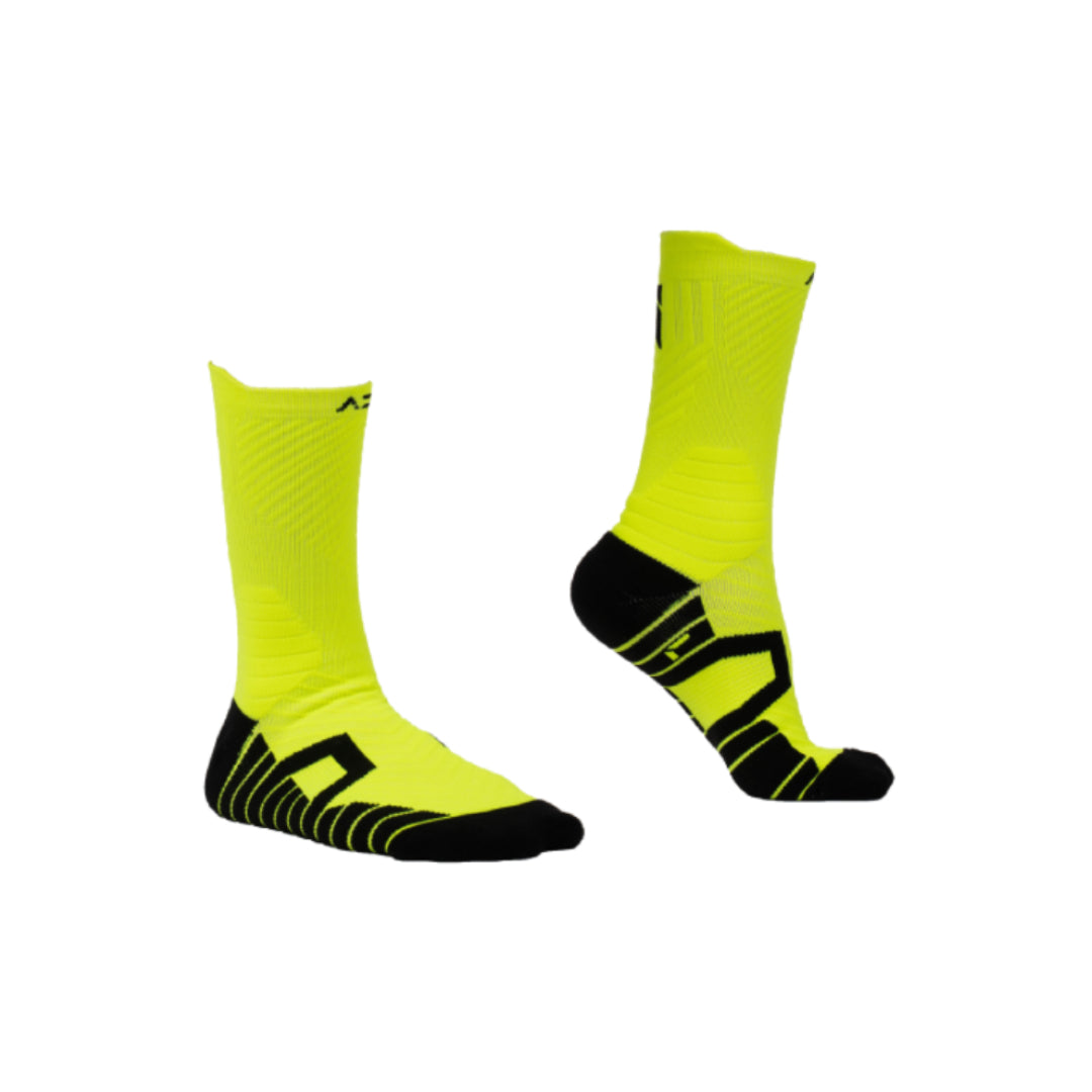 AZA Ignite Neon Crew Socks - Stabilo