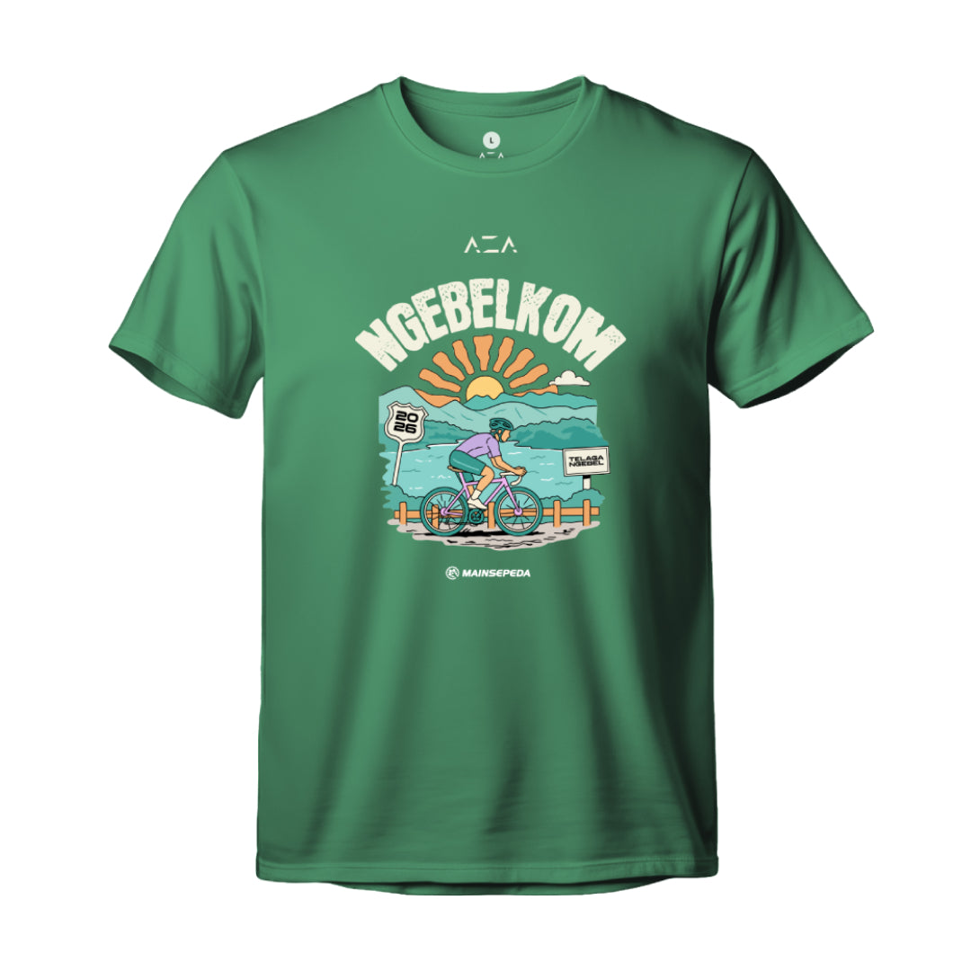 AZA x MAINSEPEDA Ngebel KOM T-Shirt - Green
