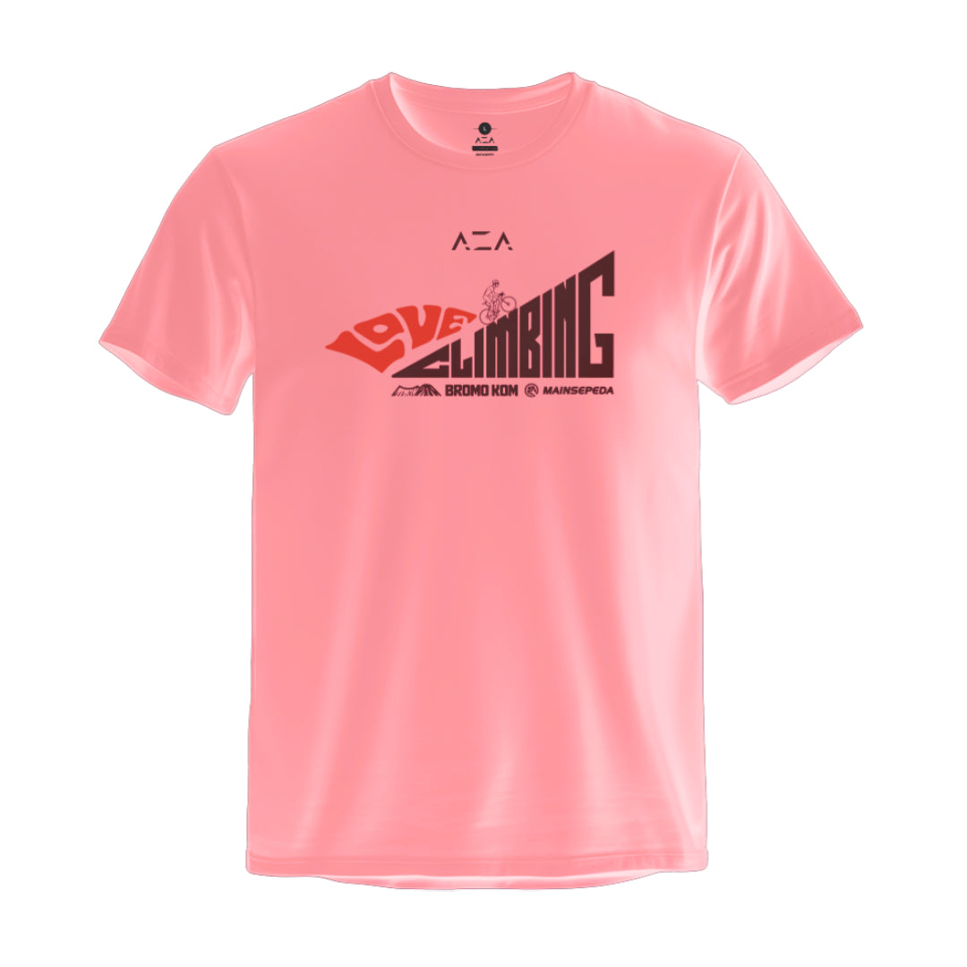 AZA x MAINSEPEDA Love Climbing Bromo KOM T-Shirt - Salem