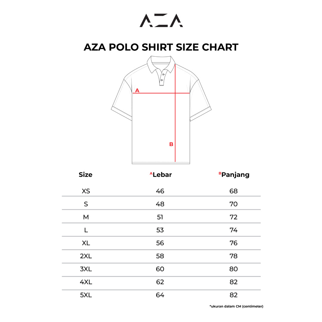 AZA Basic Essentials Polo - Black