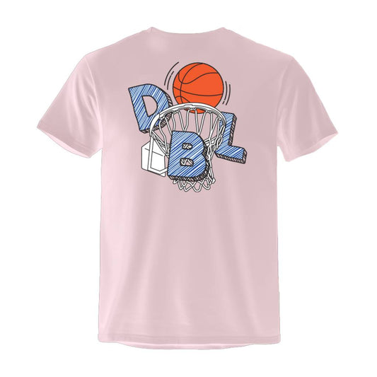 AZA x DBL Basketball Ring T-shirt - Pink