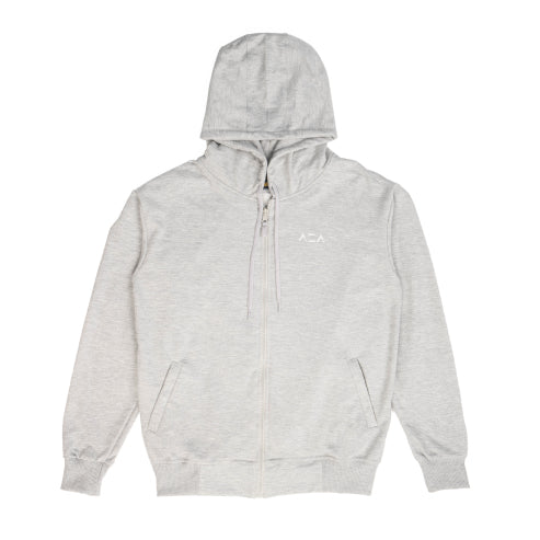 AZA Simply Zipper Hoodie - Misty Grey