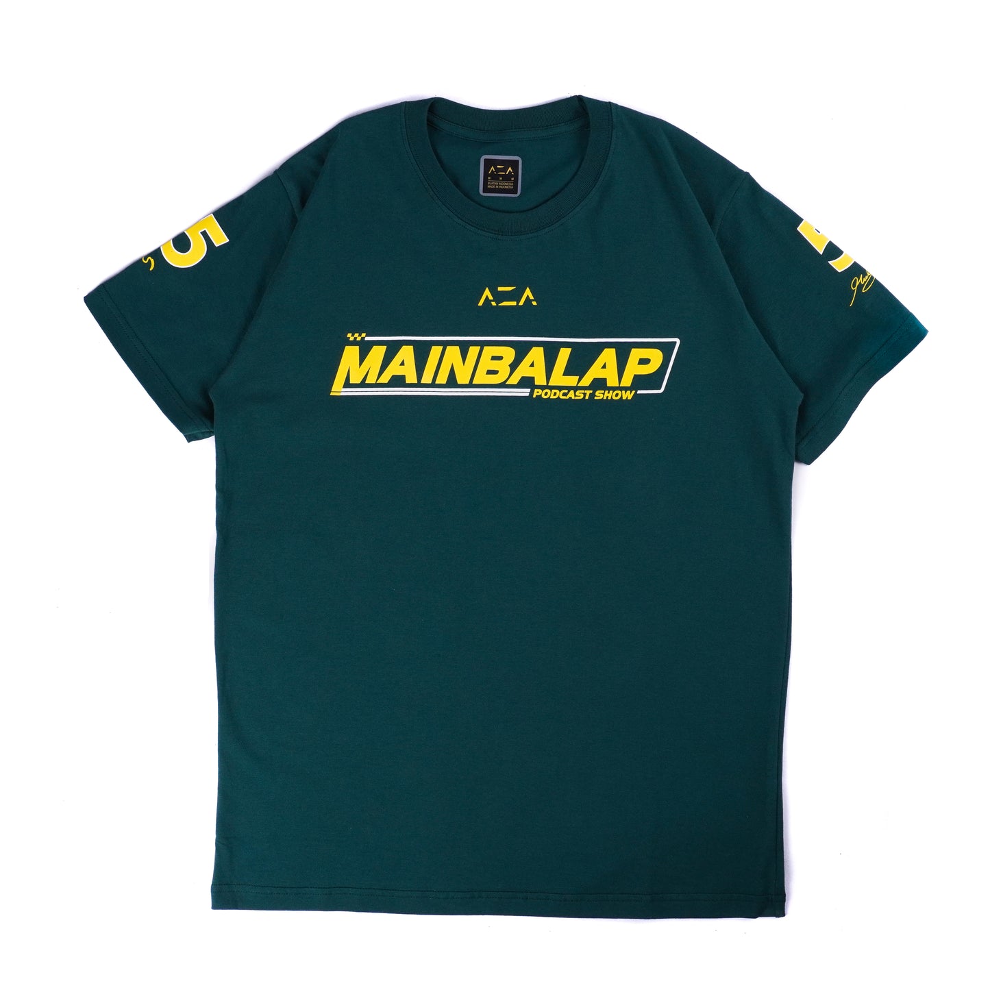 AZA x MAINBALAP Podcast Show T-Shirt - Green
