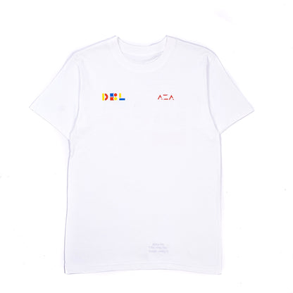 AZA x DBL Varsity 2022 Series T-Shirt Semua Bisa - White