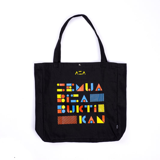 AZA x DBL Varsity 2022 Series Totebag Semua Bisa - Black