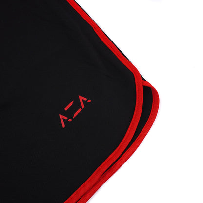 AZA Basketball Icon Shorts - Black/Red