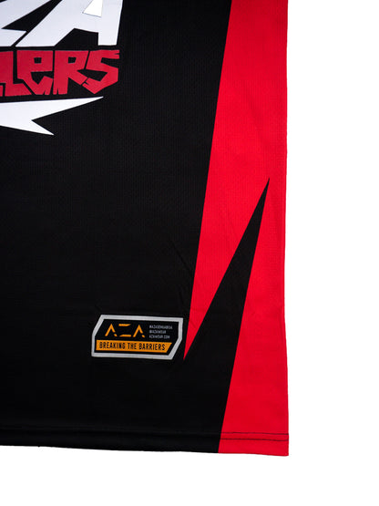 AZA Manga Ballers Basketball Jersey - Black / Red