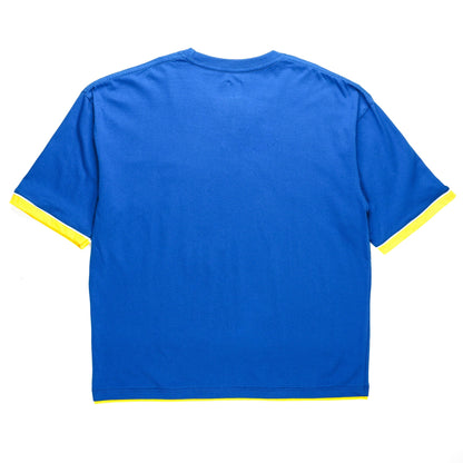 AZA Oversized T-Shirt Simple Colorblock - Deep Blue