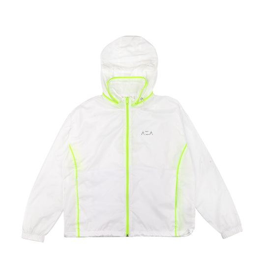 AZA Windbreaker Sportswear Jacket Translucent - White