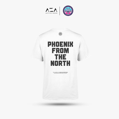 AZA x RANS T-Shirt (Phoenix From The North) - White