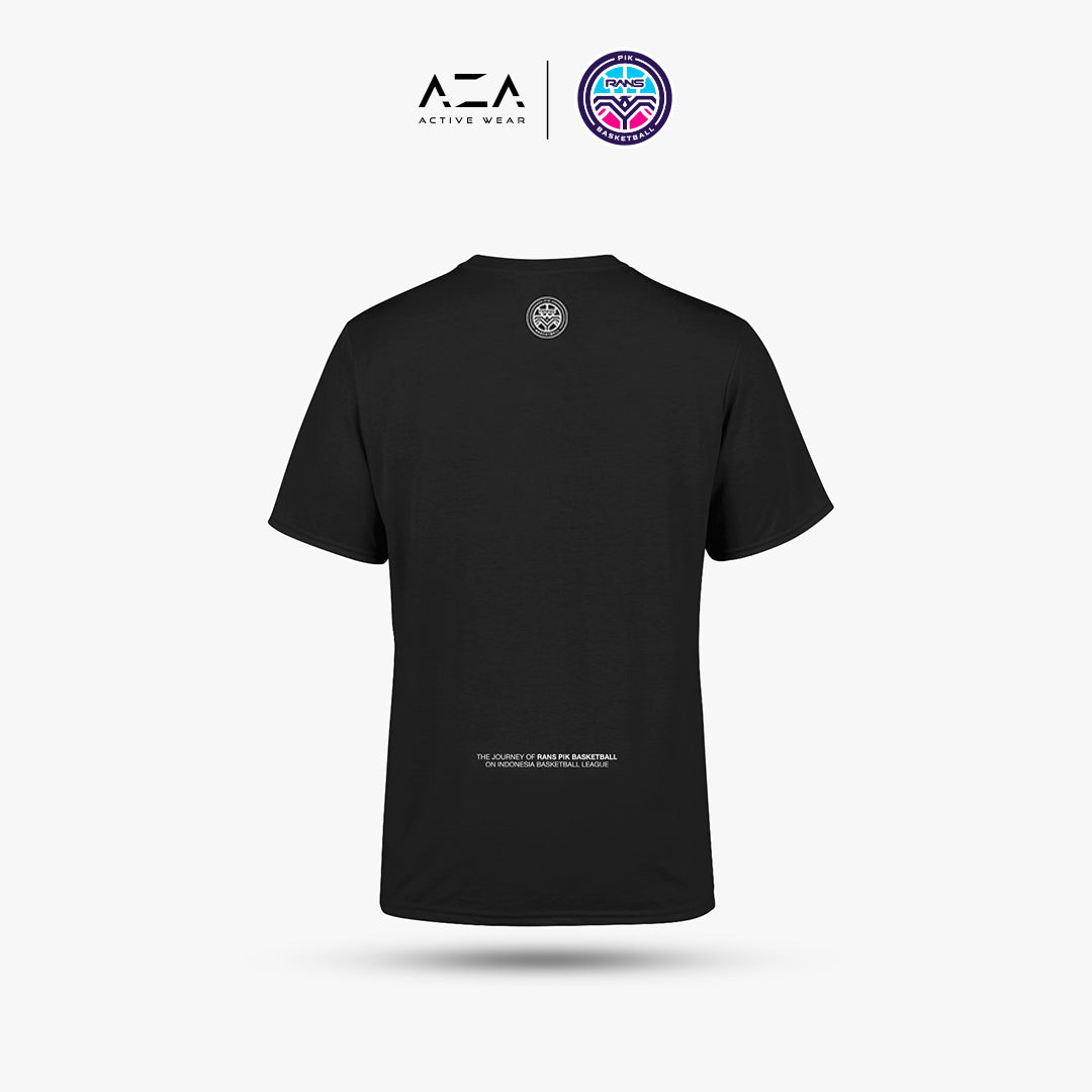 AZA x RANS T-Shirt (RANS PIK Basketball est. 2021) - Black