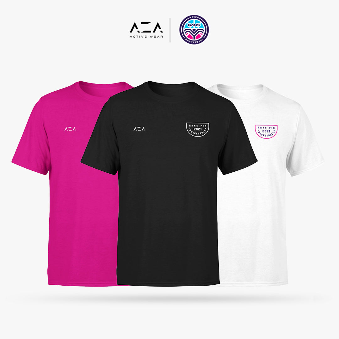 AZA x RANS T-Shirt (RANS PIK Basketball est. 2021) - Magenta