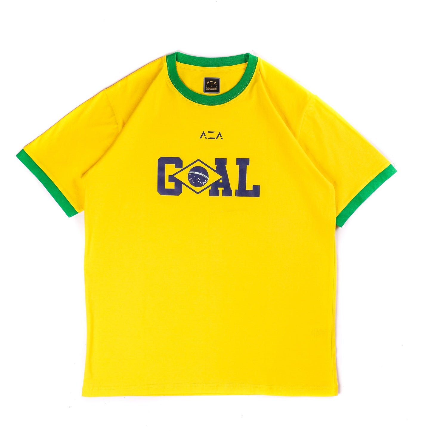 AZA Tshirt Goal Edition - Brazil Yellow