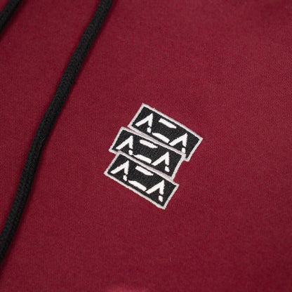 AZA Basic Sweater Hoodie Triple - Maroon