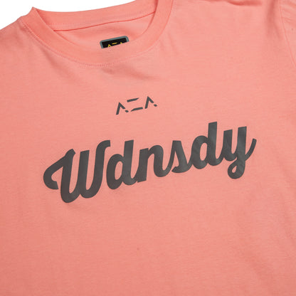 AZA x WDNSDY Logo T-Shirt - Pink