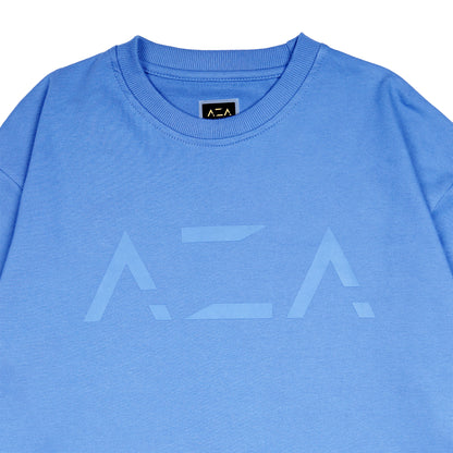 AZA Sweater Set Tone To Tone - Baby Blue