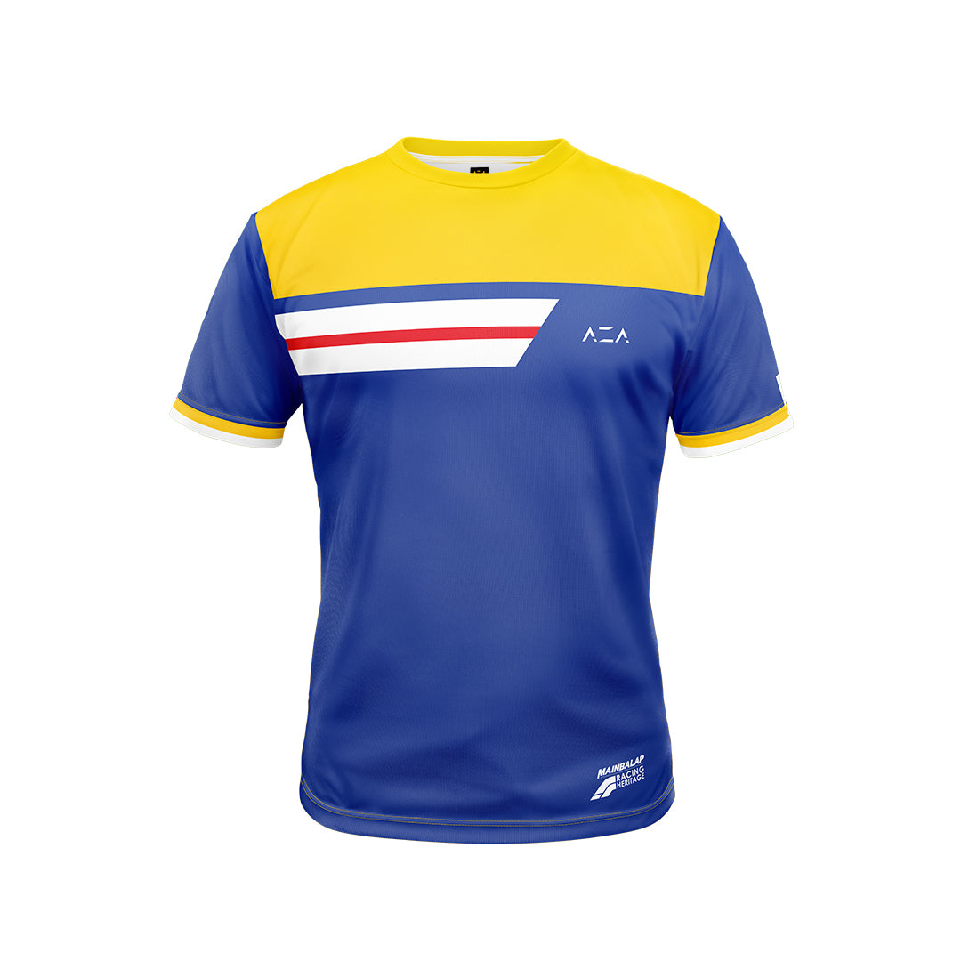 AZA Performance Shirt Heritage Racing Series - FW14B (Blue/Yellow)