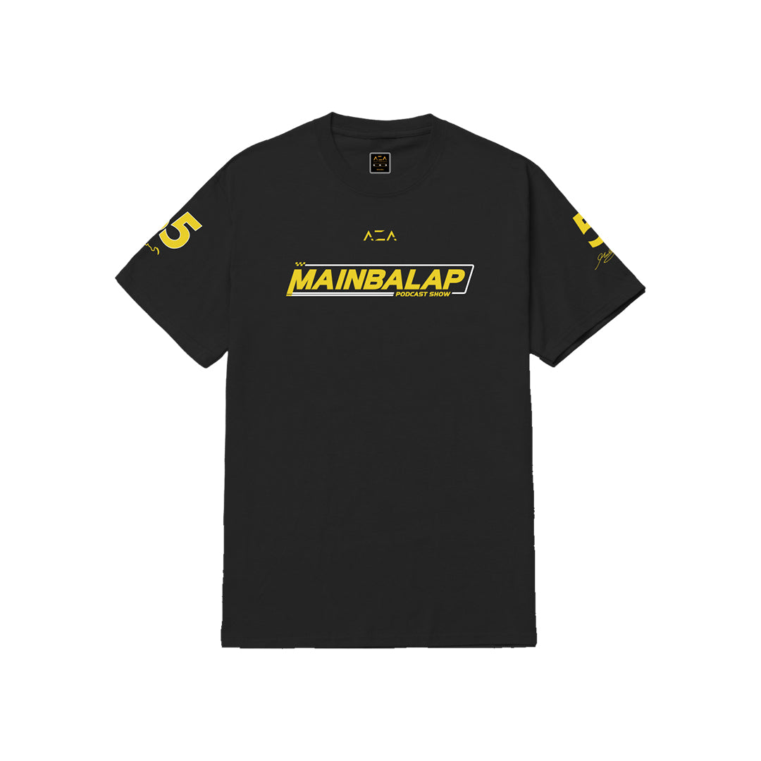 AZA x MAINBALAP Podcast Show T-Shirt - Black
