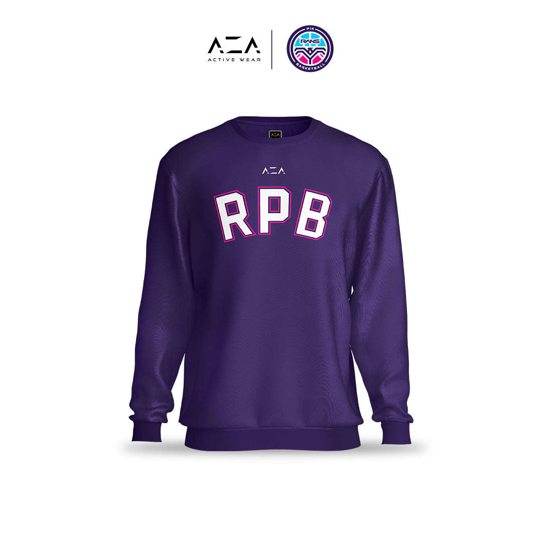 AZA x RANS RPB Crewneck Sweater - Purple