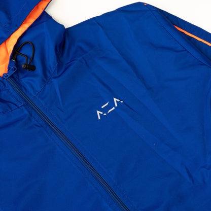 AZA Stripe Line Jacket - Blue / Orange